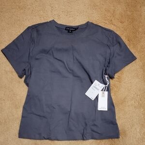 Good American Gray Short Sleeve Tee